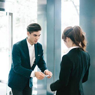 Japanese exchange of meishi