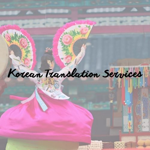 Korean Translation Services